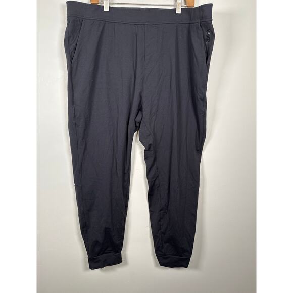 Public Rec All Day Every Day Gameday Jogger Pants Black Size 42/32 Athletic - Picture 2 of 10
